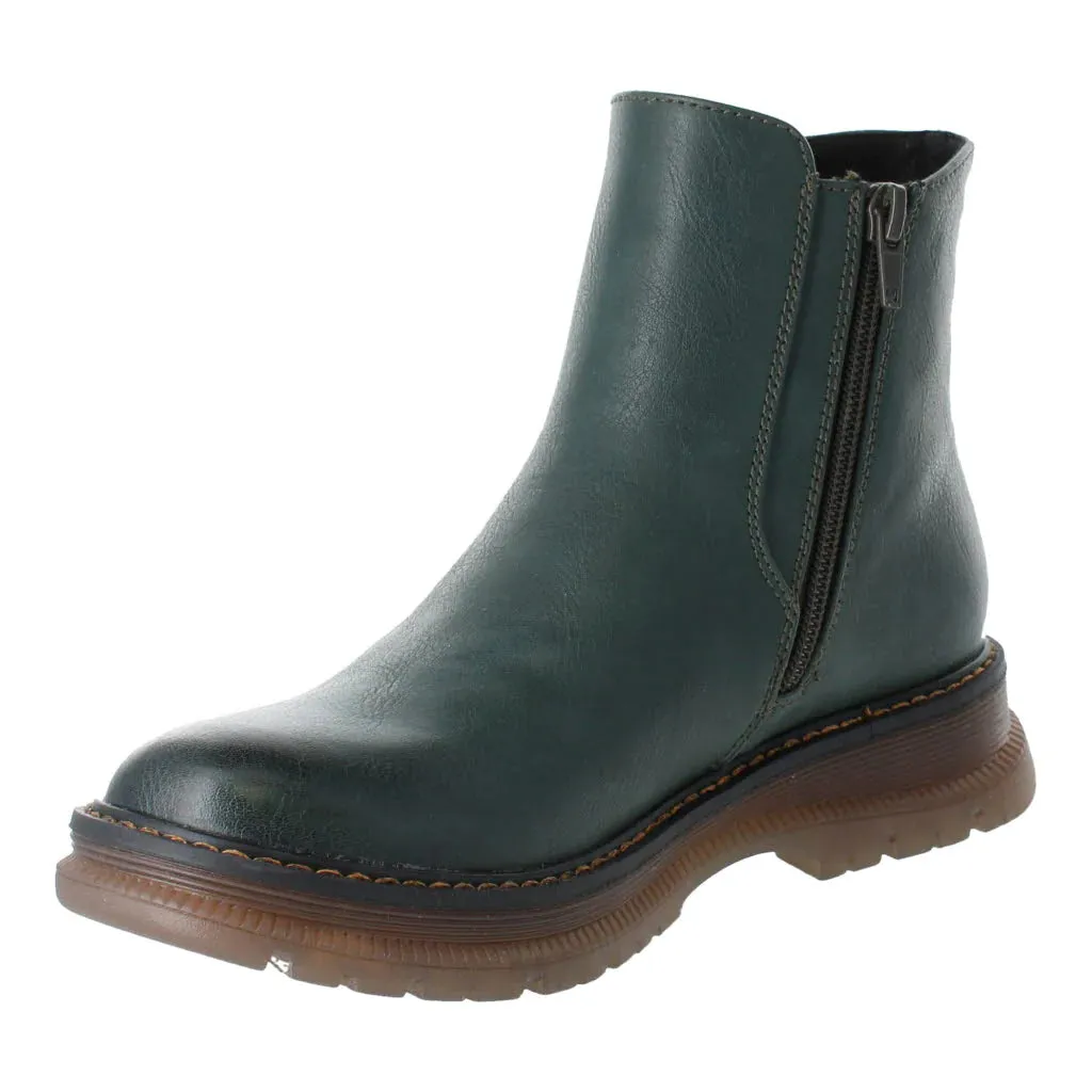 Westland By Josef Seibel Peyton 02 Green Ladies Comfort Ankle Boot