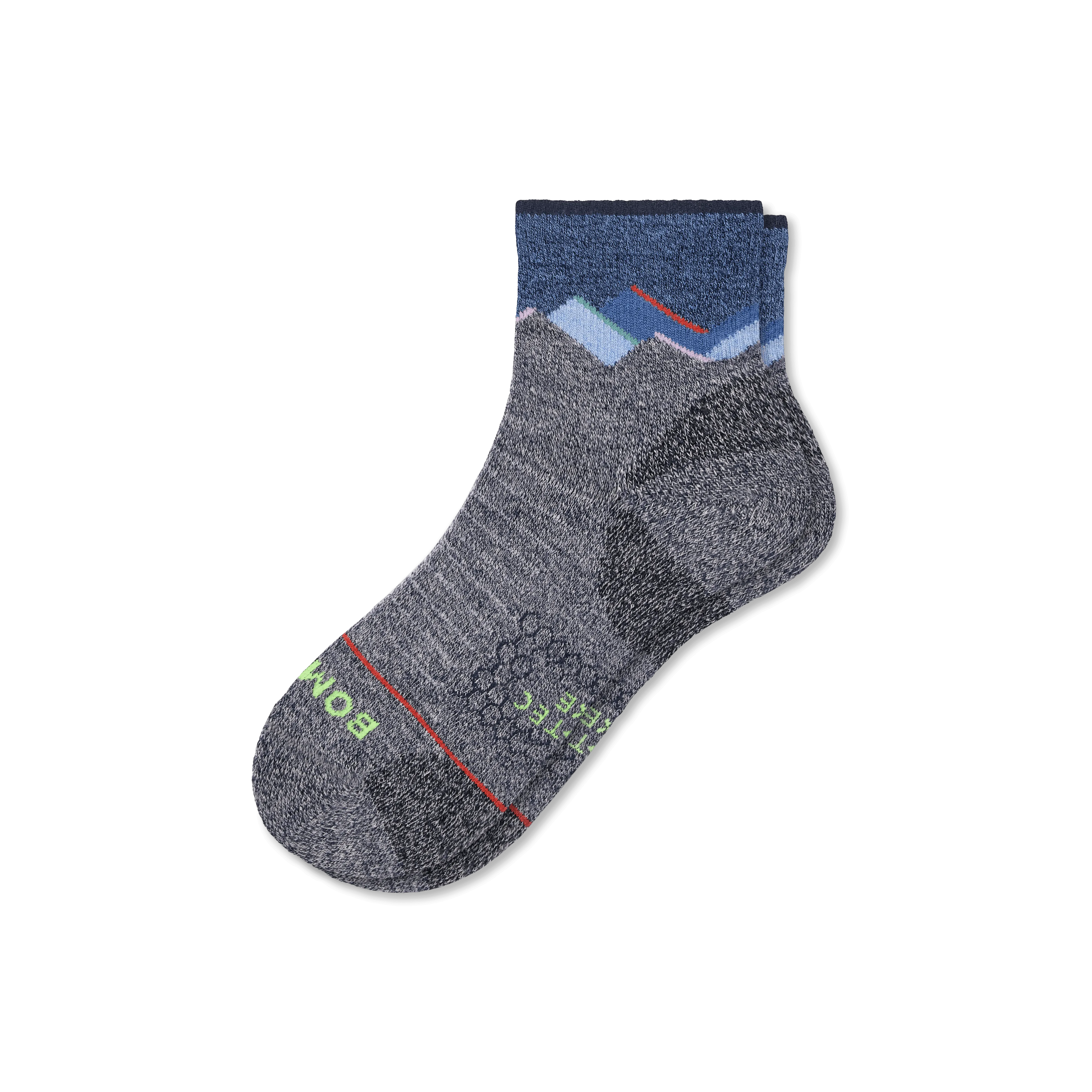 Women's Merino Wool Blend Hiking Quarter Socks