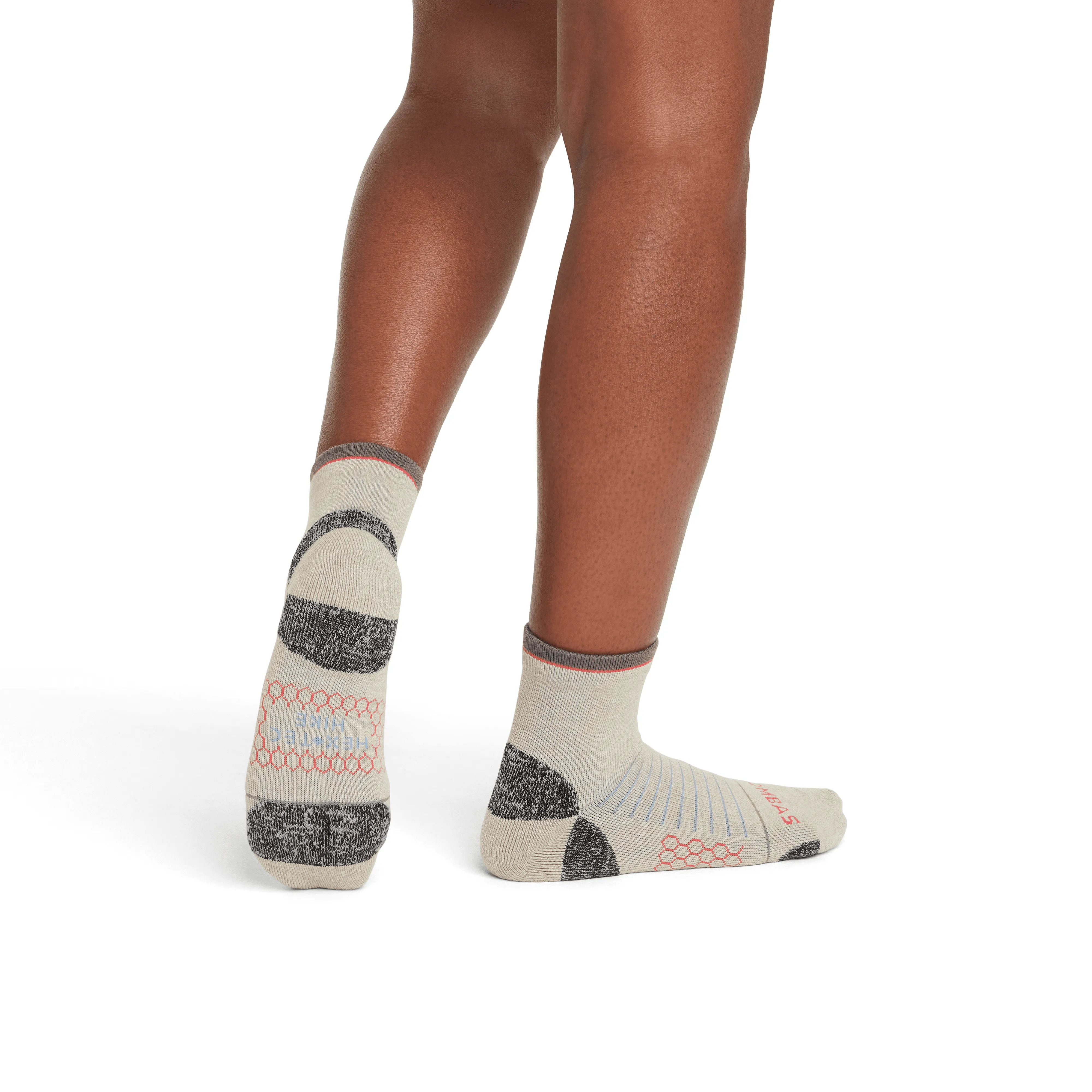 Women's Merino Wool Blend Hiking Quarter Socks