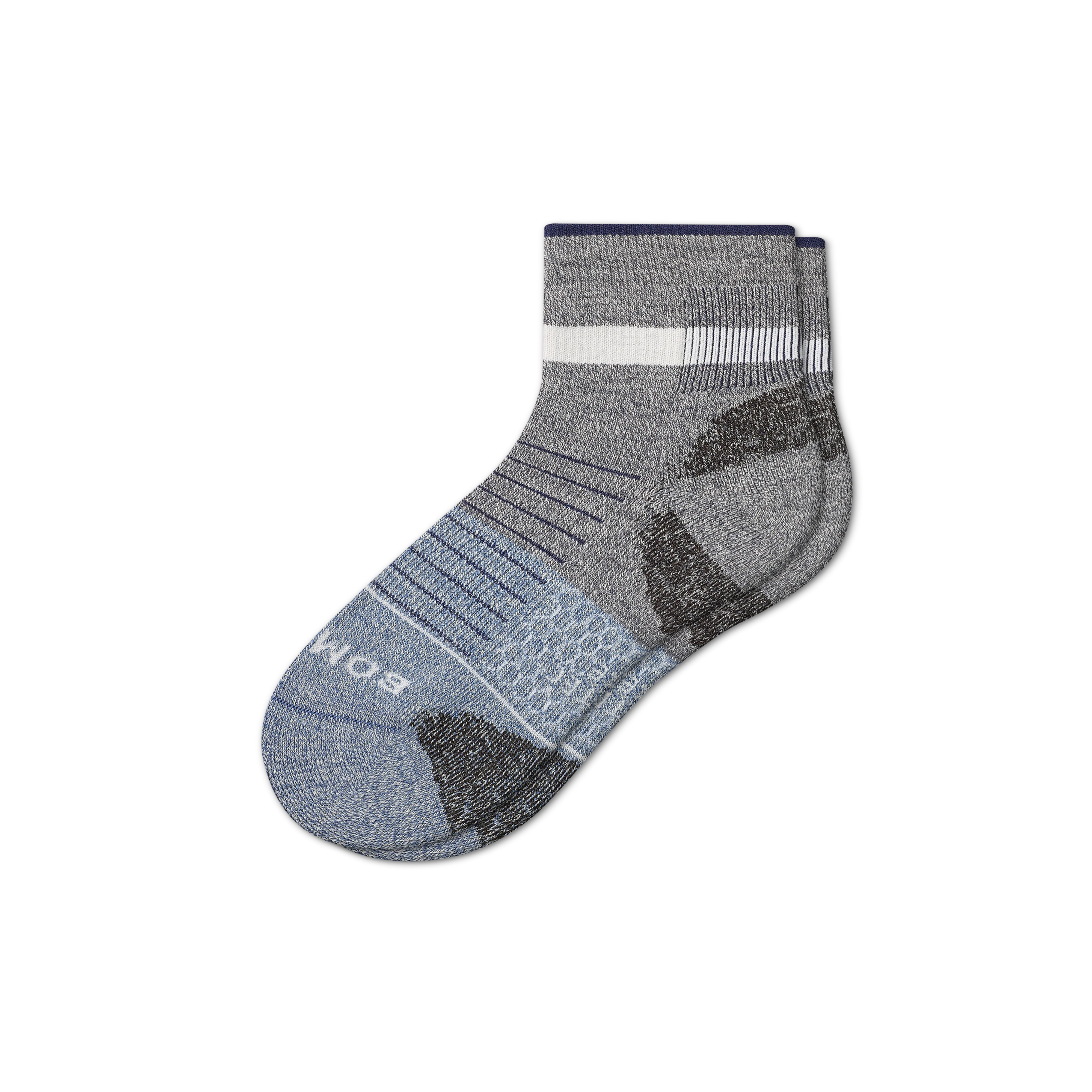 Women's Merino Wool Blend Hiking Quarter Socks