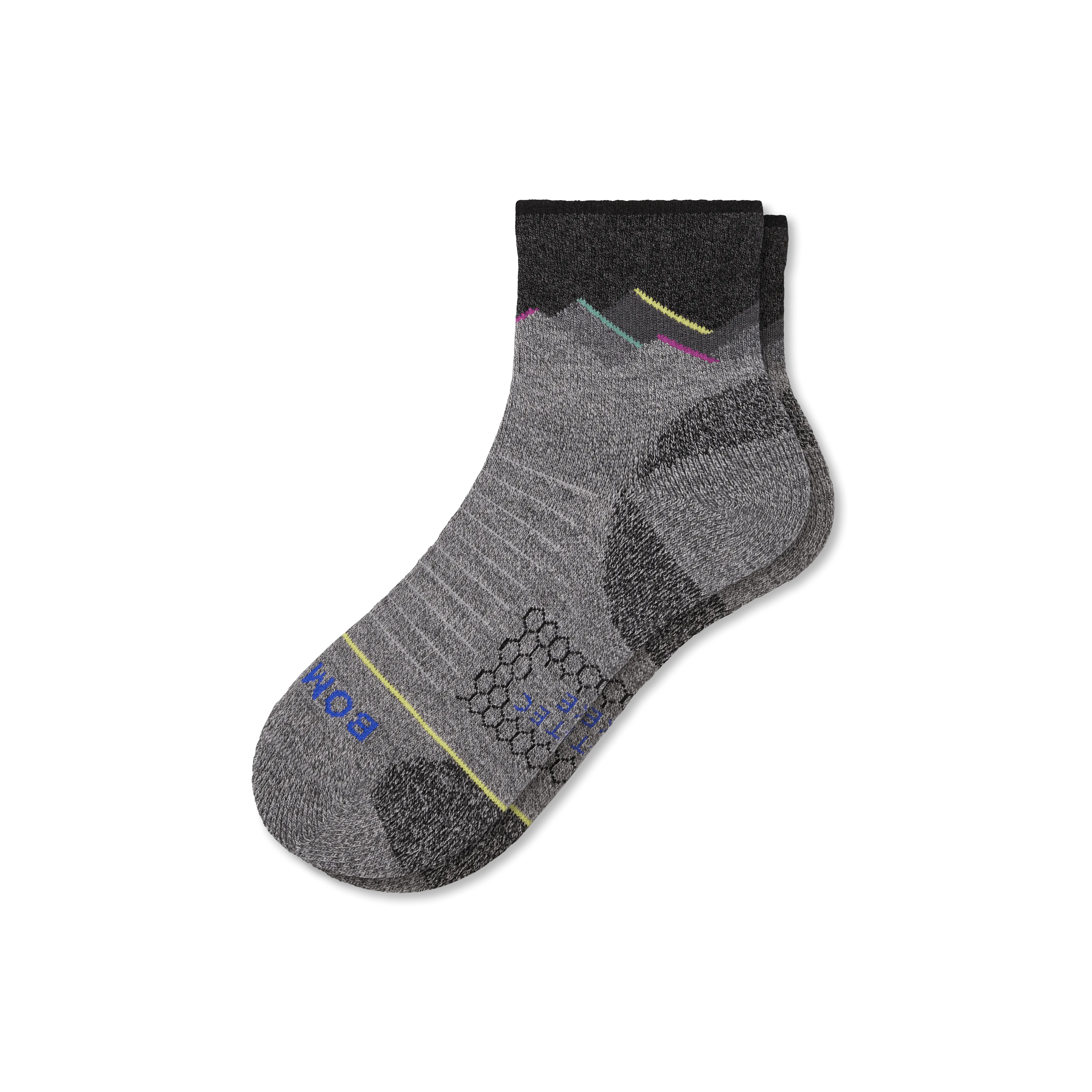 Women's Merino Wool Blend Hiking Quarter Socks