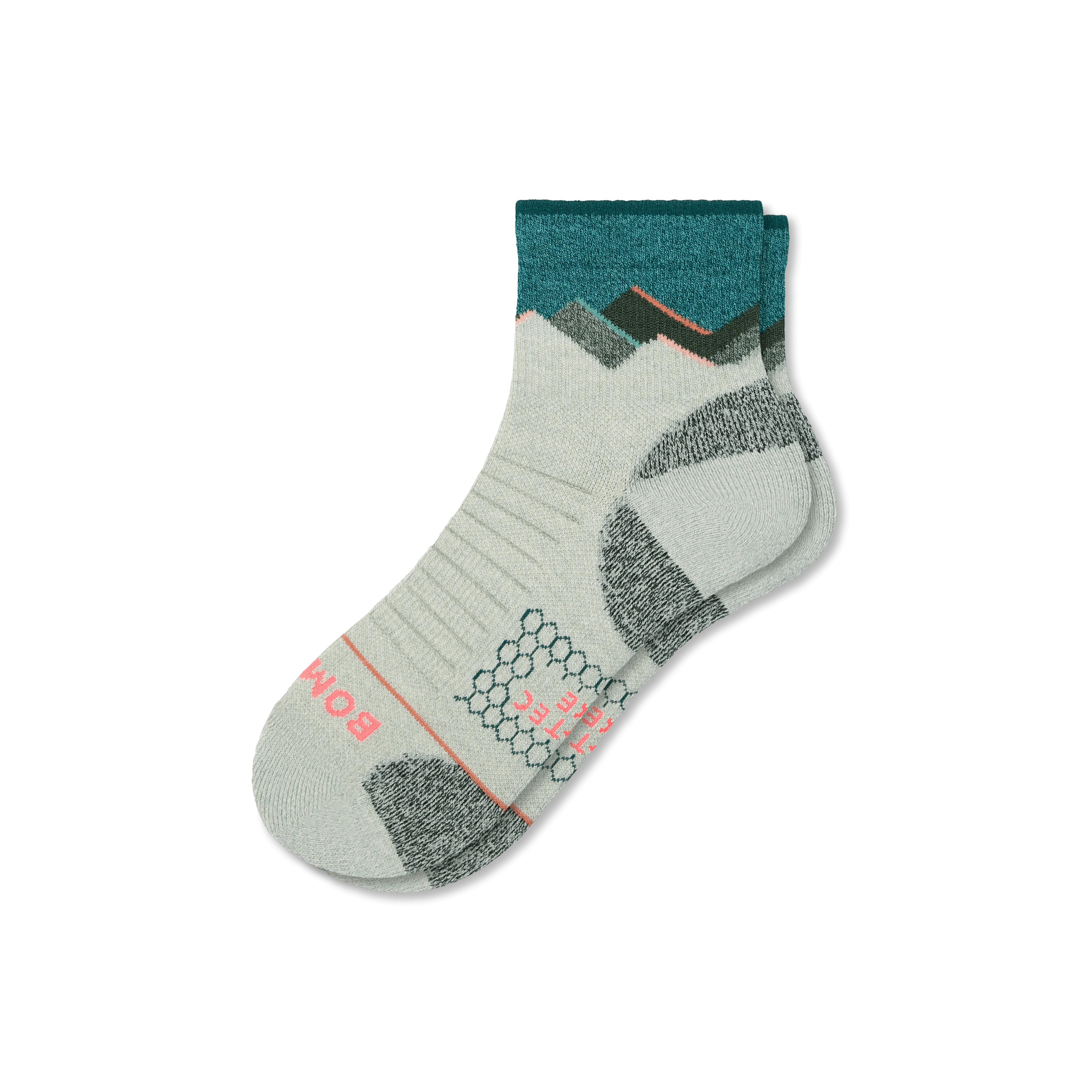 Women's Merino Wool Blend Hiking Quarter Socks